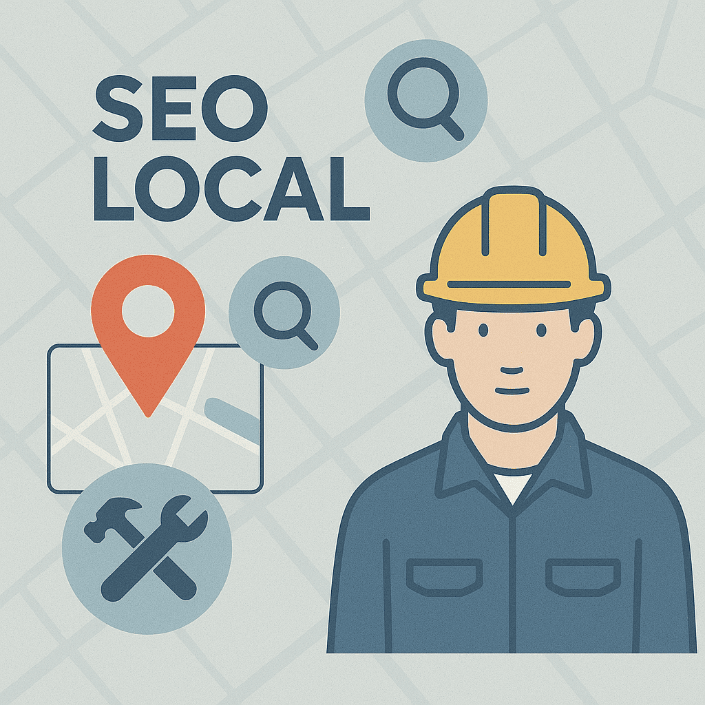 SEO local artisans BTP