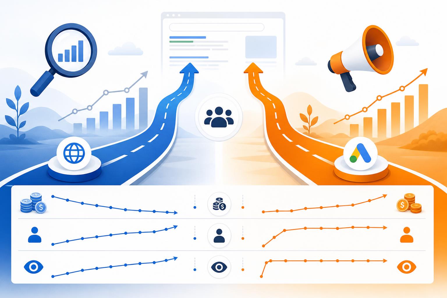 rentabilité SEO vs SEA rentabilité SEO vs SEA