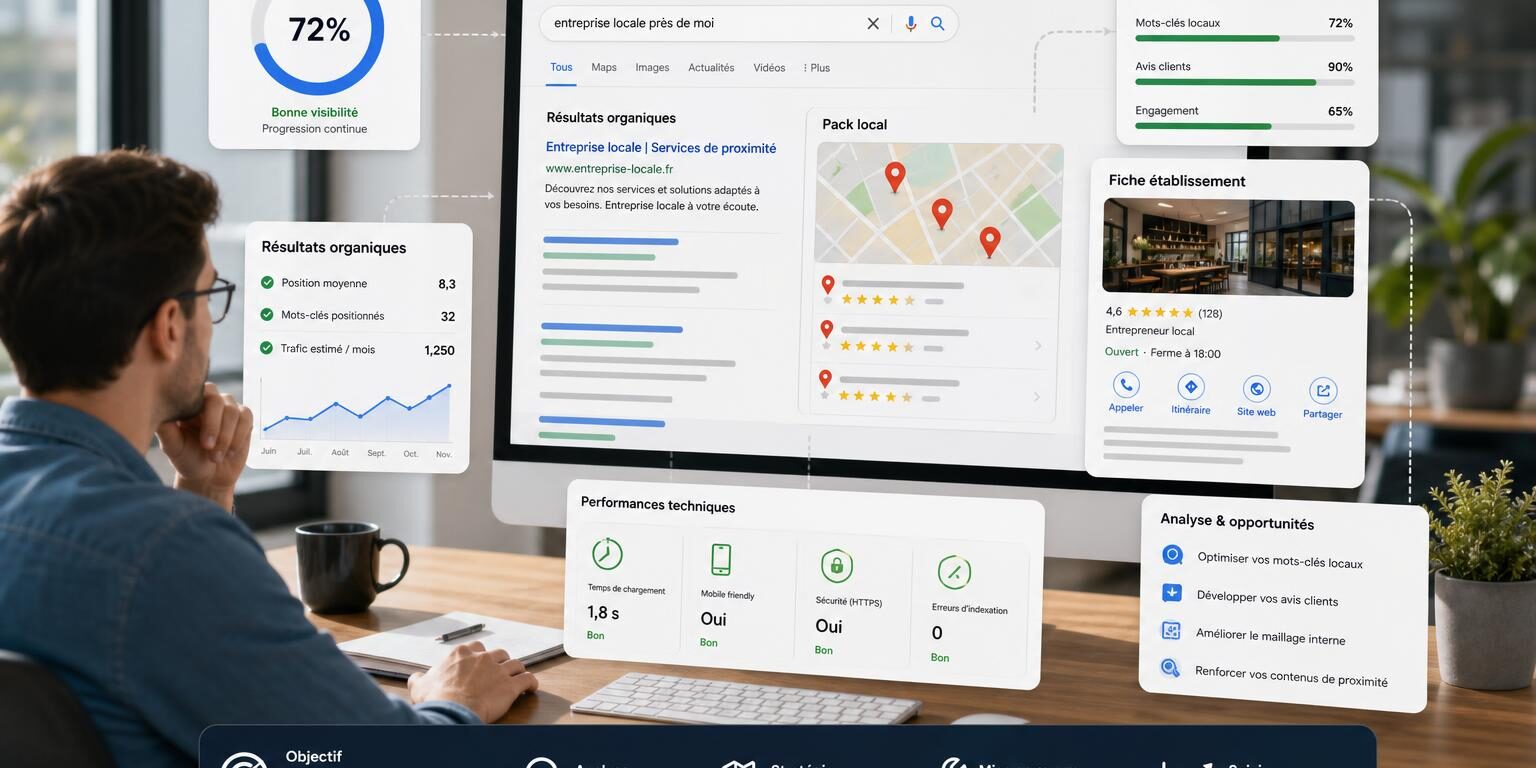 Classement Google des entreprises : comment Google choisit classement Google des entreprises selon la pertinence, la distance, la notoriété et les signaux SEO
