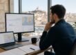 Consultant analysant le référencement Google Marseille et la visibilité locale d'une entreprise