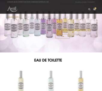Site Avril Parfums